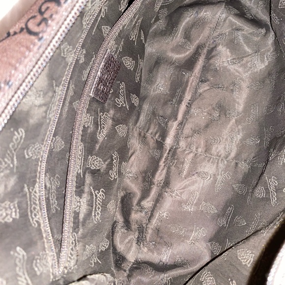 Gucci Brown/Black Horsebit XL, Hobo Style Purse - Picture 7 of 8